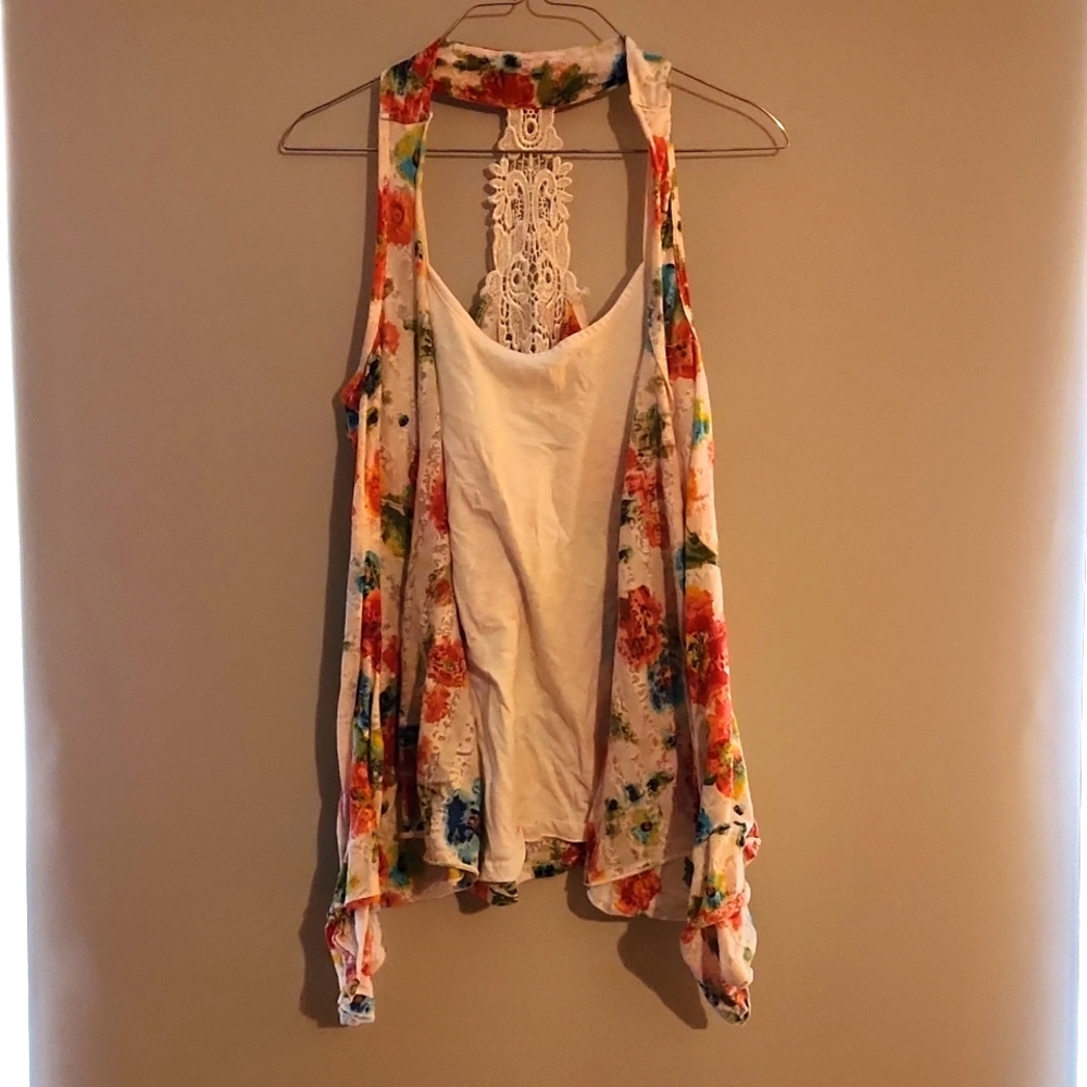 No Boundaries Lace-back Tank Top Cami
